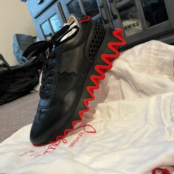 Christian Louboutin Shoe Black Size 11 - Picture 1 of 5